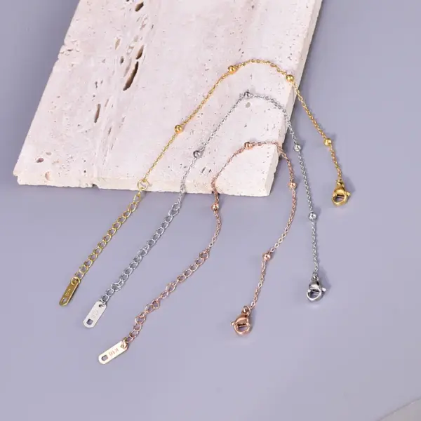 Unisex Korean Heart Anklets