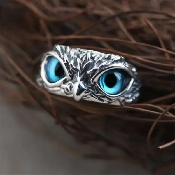Trendy Vintage Owl Ring Vintage Open-End Adjustable Jewelry