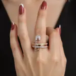 Fashion Three-color CZ Stone Detachable Ring - Image 2