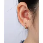 Hot Brass Cross Design Stud Earrings - Image 2