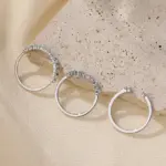 Luxury Dainty Adjustable Moonstone Opal Ring - Image 2