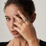 925 Sterling silver blue turquoise collection jewelry set