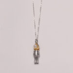 Child Blowing Bubbles Pendants With Fresh Water Pearl & Agate - Image 2