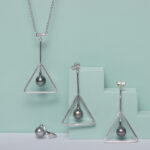 Tahiti Pearl & Cubic Zirconium With Sterling Silver Ring - Image 2