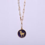 Mythology Sterling Silver 925 Zodiac Aries Necklace