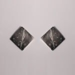 Planet of Jupiter Earring With Cubic Zirconium Sterling Silver Posts