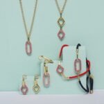 925 Sterling Silver With Creative Ruby & Nylon Black Cord Bracelet - Image 2