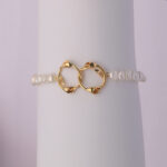 Wedding Flower Of Zantedeschia Bracelet With Fresh Water Pearl