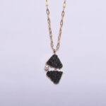 18K Yellow Gold Plated Brass & Fresh Water Pearl Fashion Necklace