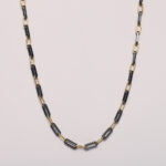 925 Sterling Silver With Ceramic Romantic & Italy Style Necklace