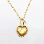 Lovely Enthusiasm Flower Necklace With18K Yellow Gold Plated