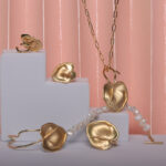 Lovely Enthusiasm Flower Necklace With18K Yellow Gold Plated - Image 2