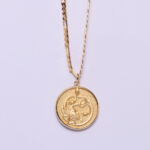 Medusa Lucky Coin Pendant Necklace