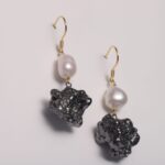925 sterling silver with Freshwater pearl in gold plated - Image 2