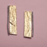 925 sterling silver with white zircon in gold plated