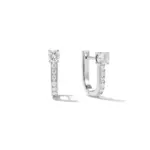 2025 New Hot Style Iced U Earrings OEM
